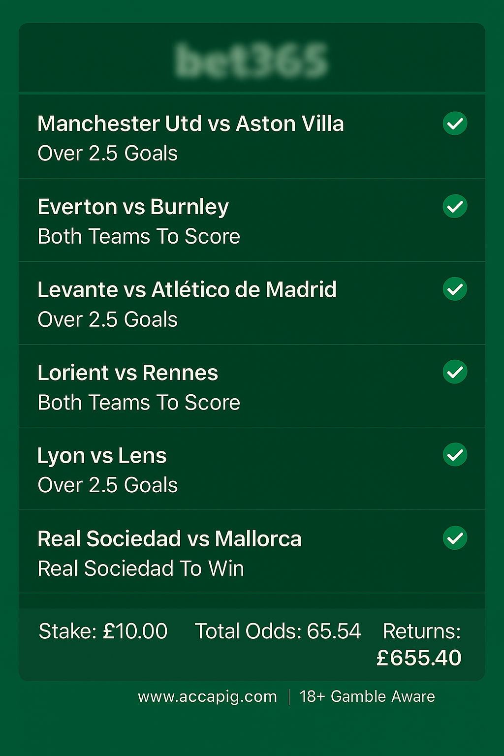 Winning Acca 3